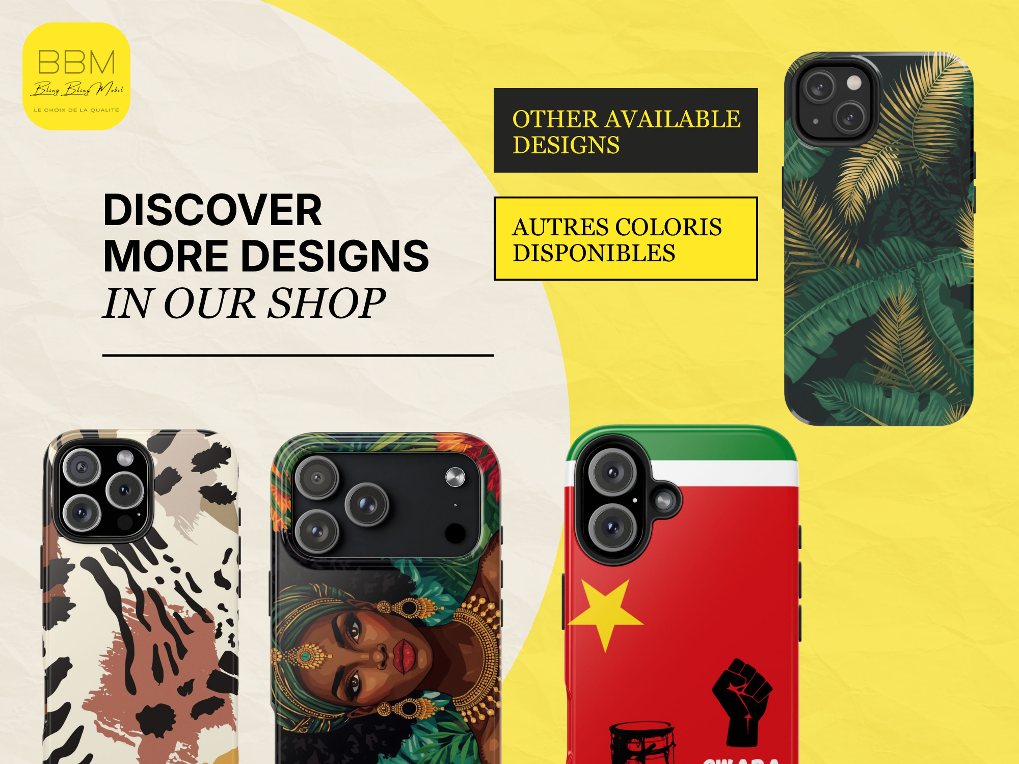Etui de téléphone aux couleurs du drapeau de la Martinique - Coque pour iPhone et  Samsung - Coque de protection pour les amoureux de la Martinique et des Caraïbes