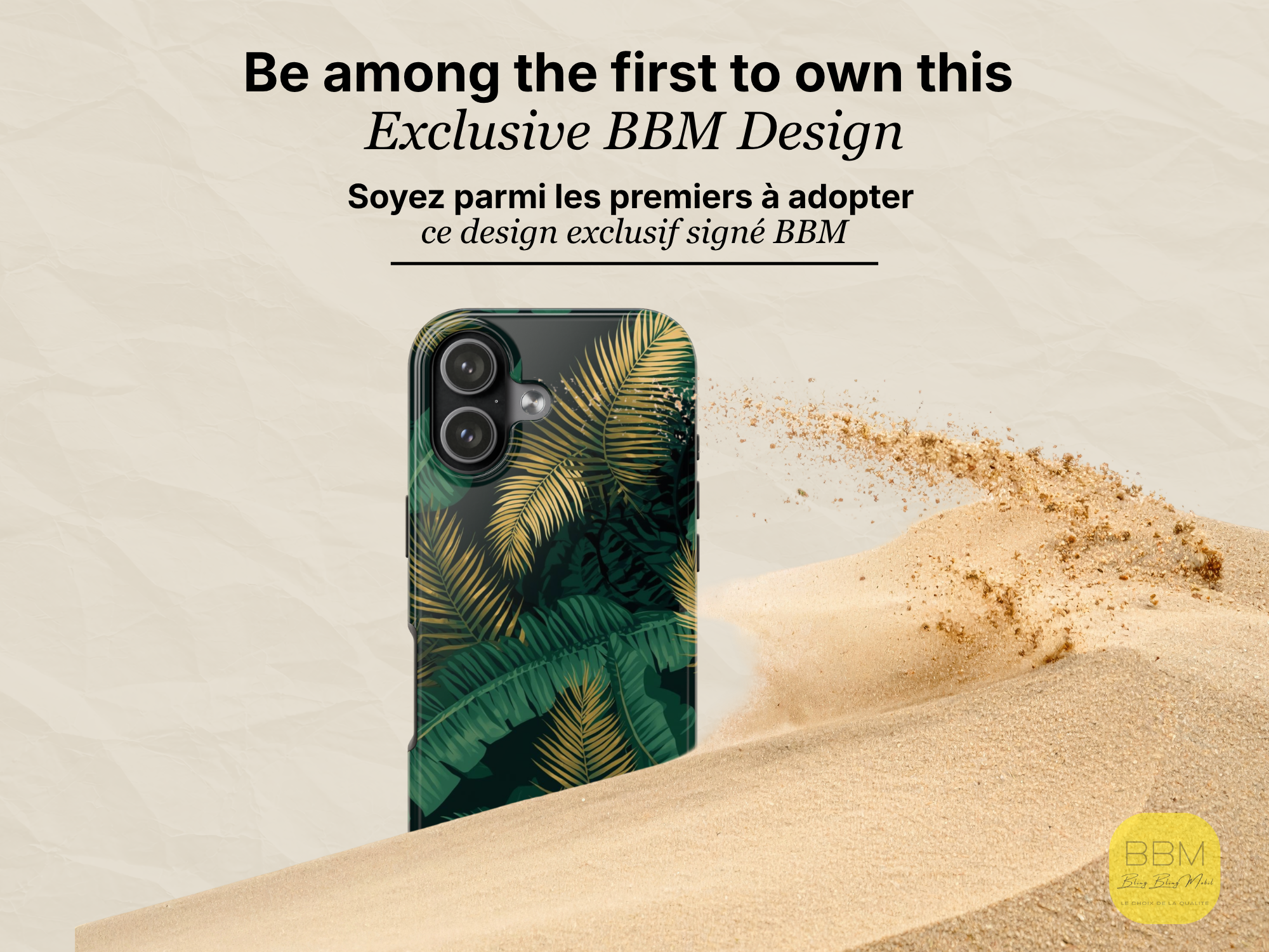 Coque de téléphone motif palmier pour iPhone et Samsung - Coque de protection - Cadeau pour les amoureux des Caraïbes