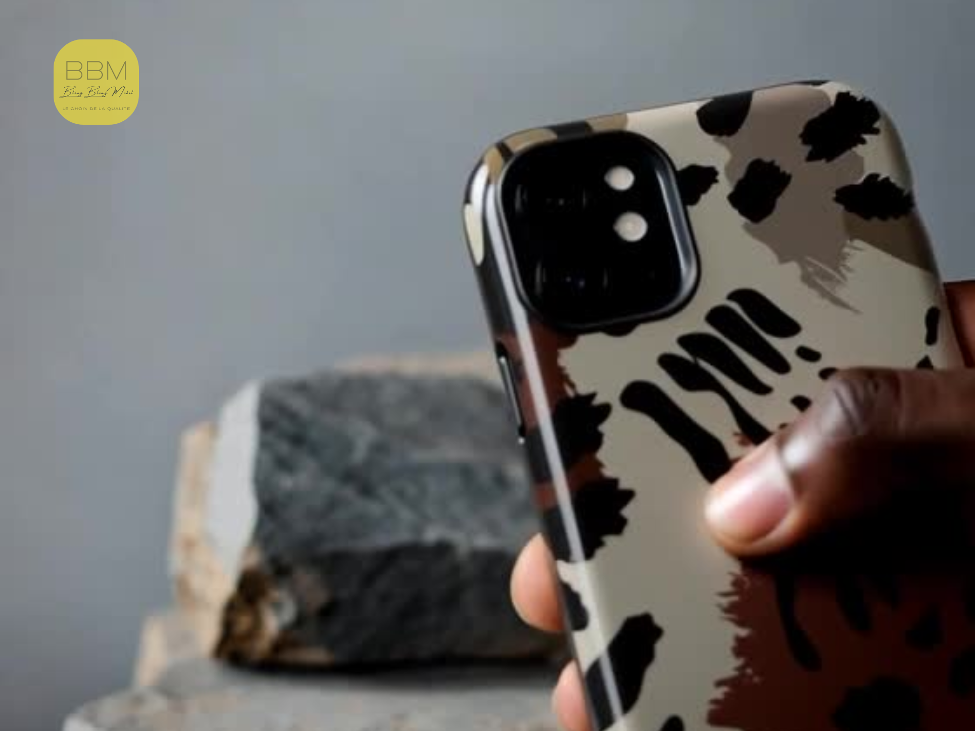 Étui de téléphone imprimé léopard - Couverture à la mode pour iPhone et Samsung - Design chic contemporain