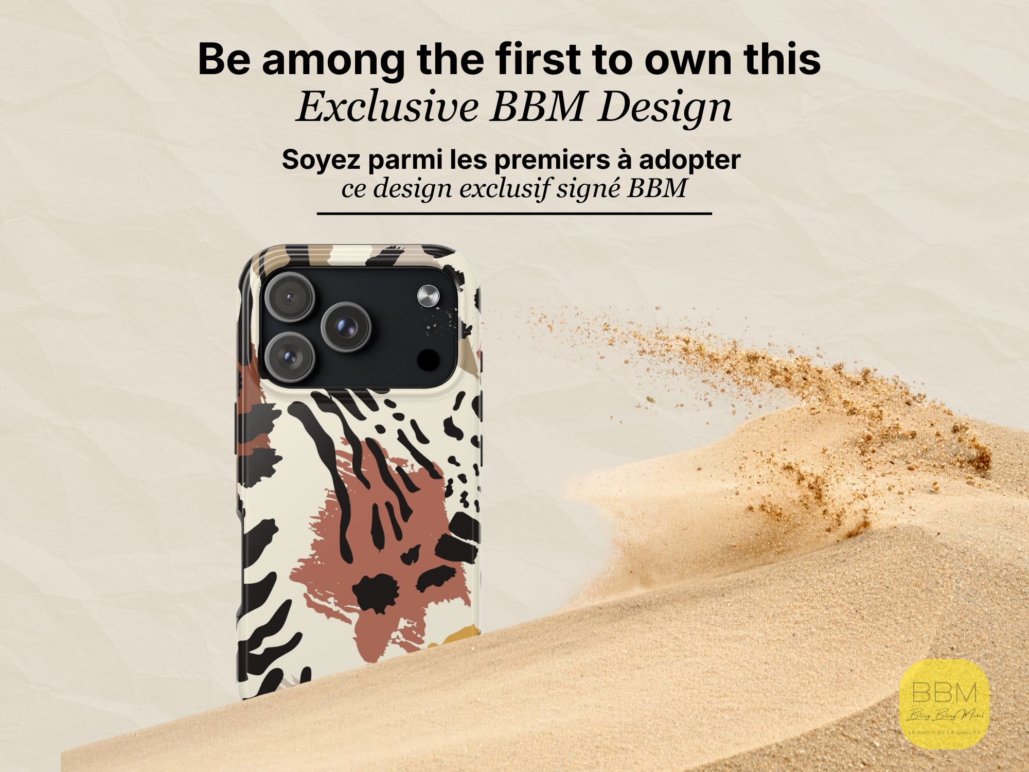 Étui de téléphone imprimé léopard - Couverture à la mode pour iPhone et Samsung - Design chic contemporain